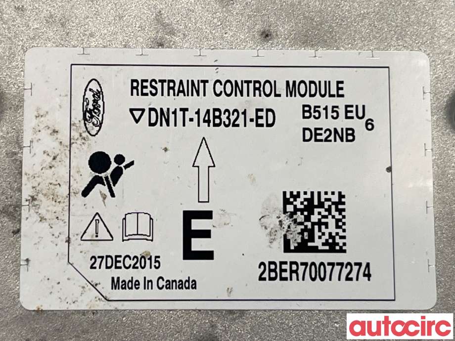 Airbag elektronikk til Ford Ecosport 2016-->>  (FORD|1902555)