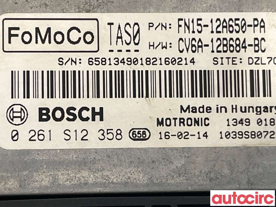 Styreenhet motor til Ford Ecosport 2016-->>  (FORD|2013029|RMCV6A-12A650-BD)