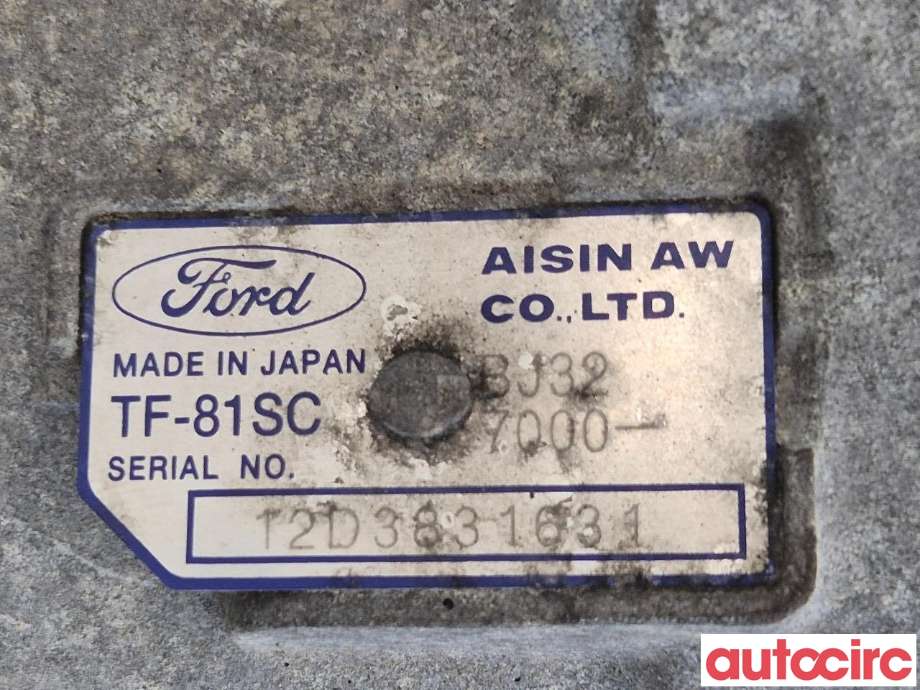 Girkasse automat til Land Rover Range Rover, Evoque 2011-2019 (Type I)  (LAND-ROVER|LR024711|TF-81SC|RMBJ327000BA)