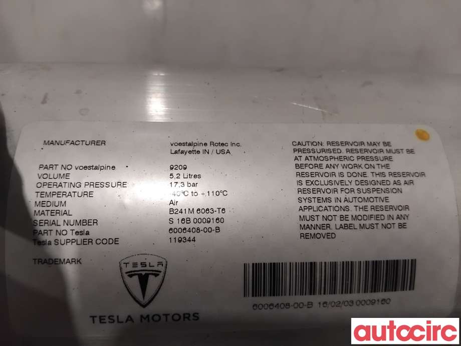 Diverse deler til Tesla Model S 2016-2021 (Fase 2)  (TESLA|6006408-00-B|)