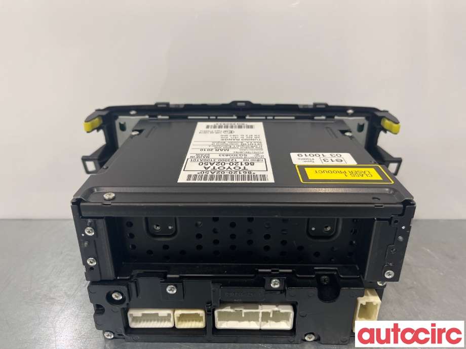 Bilstereo til Toyota Auris 2010-2012 (Type I, Fase 2)  (TOYOTA|8612002A50)