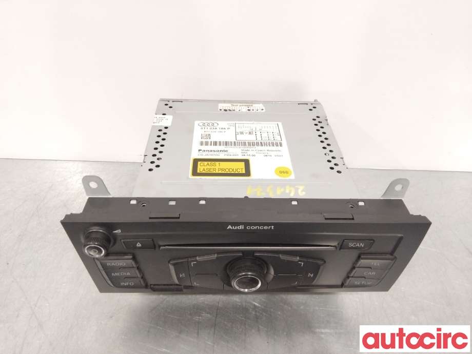 Bilstereo til Audi A4 2007-2014 (Type IV) (B8) (B8) (AUDI|8T1057186PX|CQ-JA1970G|8T1035186P)