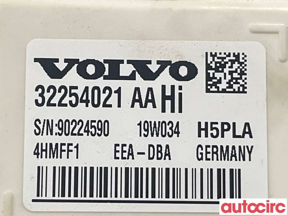 Styreenhet comfort (BCM) til Volvo V90 / V90 CC / S90 2016-->>  (VOLVO|36010473|32254021)