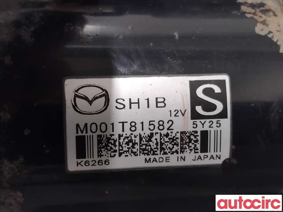 Starter diesel til Mazda 6 2015-2018 (Type III, Fase 2)  (MAZDA|SH1B-18-400|M001T81582|SH1B)