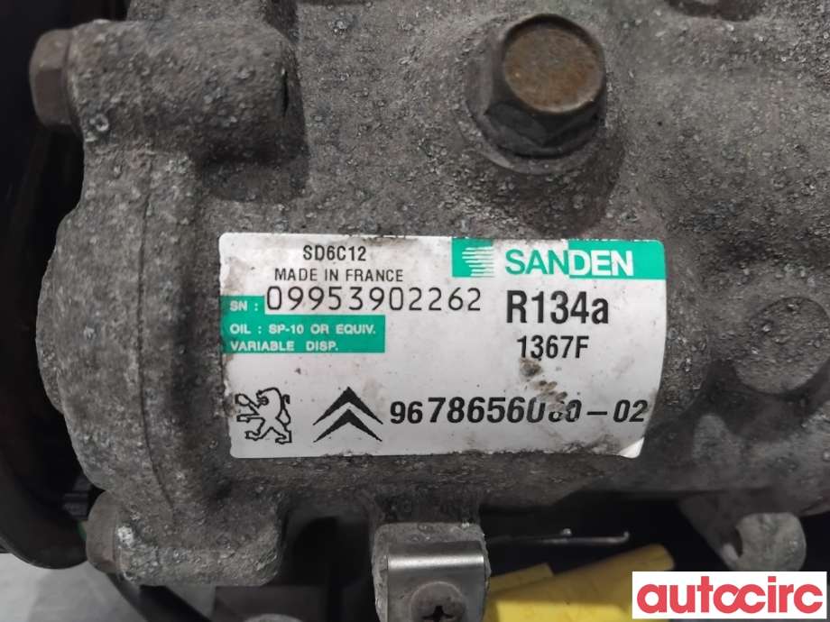 Aircondition kompressor til Peugeot 208 2012-2019 (Type I)  (PEUGEOT|1607424980|SD6C121367|1671553680)