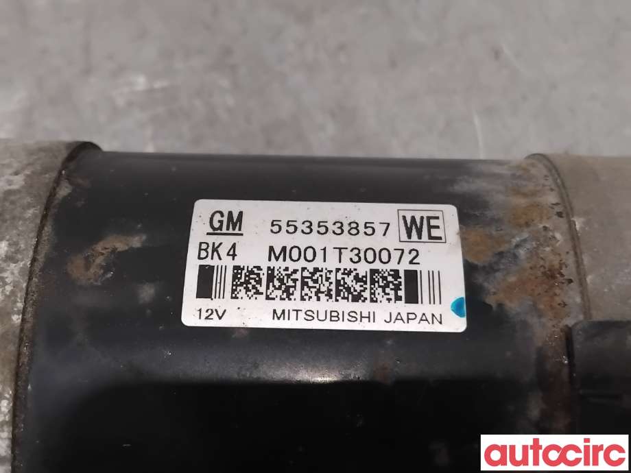 Starter diesel til Opel Insignia A 2009-2014  (OPEL|55353857|M001T30072|55585237)