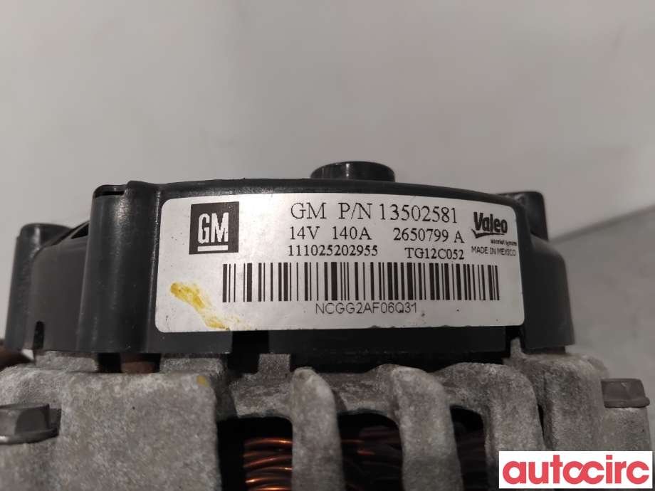 Dynamo til Opel Insignia A 2009-2014  (OPEL|95515963|TG12C052|13502581)