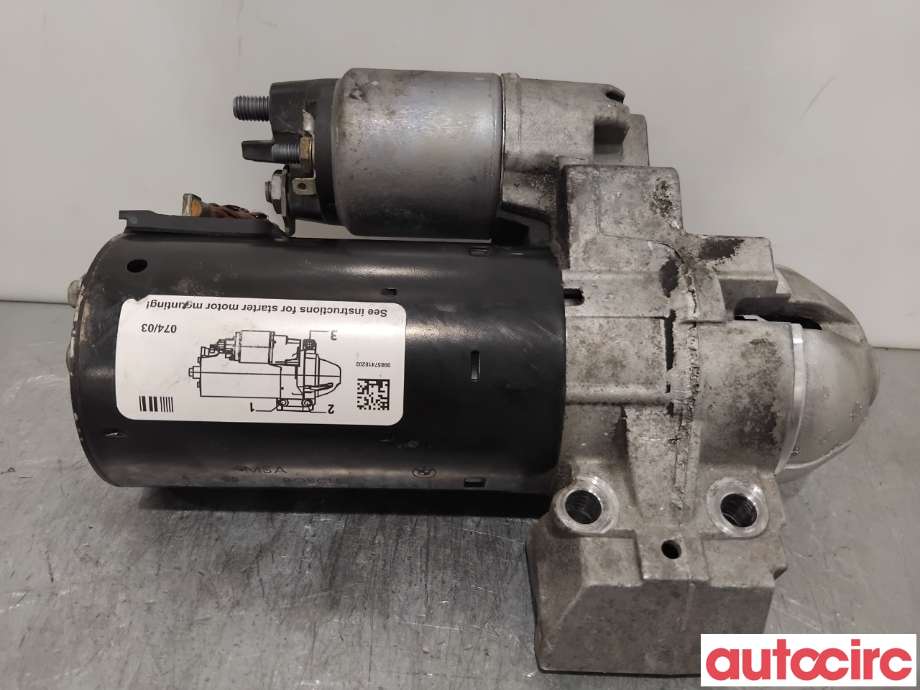 Starter diesel til BMW 3-Serie 2012-2018 (F30/F31/F34) (F30/F31/F34) (BMW|12418570238|0001148509|12418574102)