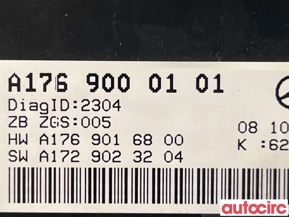 Instrumentpanel til Mercedes A-Klasse 2012-2018 (W176) (W176) (MERCEDES|A1769000101)