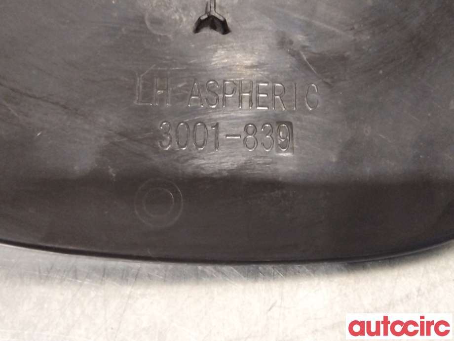 Speilglass venstre til Volvo XC90 2007-2014 (Type I, Fase 2)  (VOLVO|30716137|)