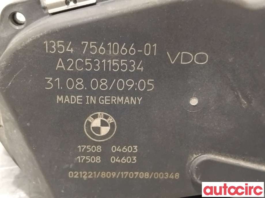 Spjeldhus til BMW 3-Serie 2005-2011 (E90/E91/E92/E93) (E90/E91/E92/E93) (BMW|13547561066|A2C53115534)