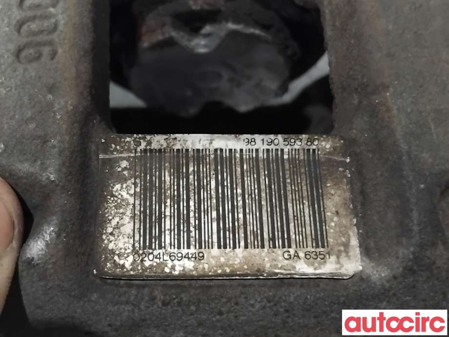 Bremsecaliper venstre bak til Peugeot Partner 2019-->> (Type III)  (PEUGEOT|1651758180||9819059380)