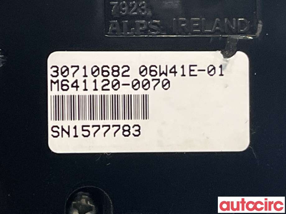 Varmeapparat betjening til Volvo XC90 2007-2014 (Type I, Fase 2) (VOLVO|30746024)
