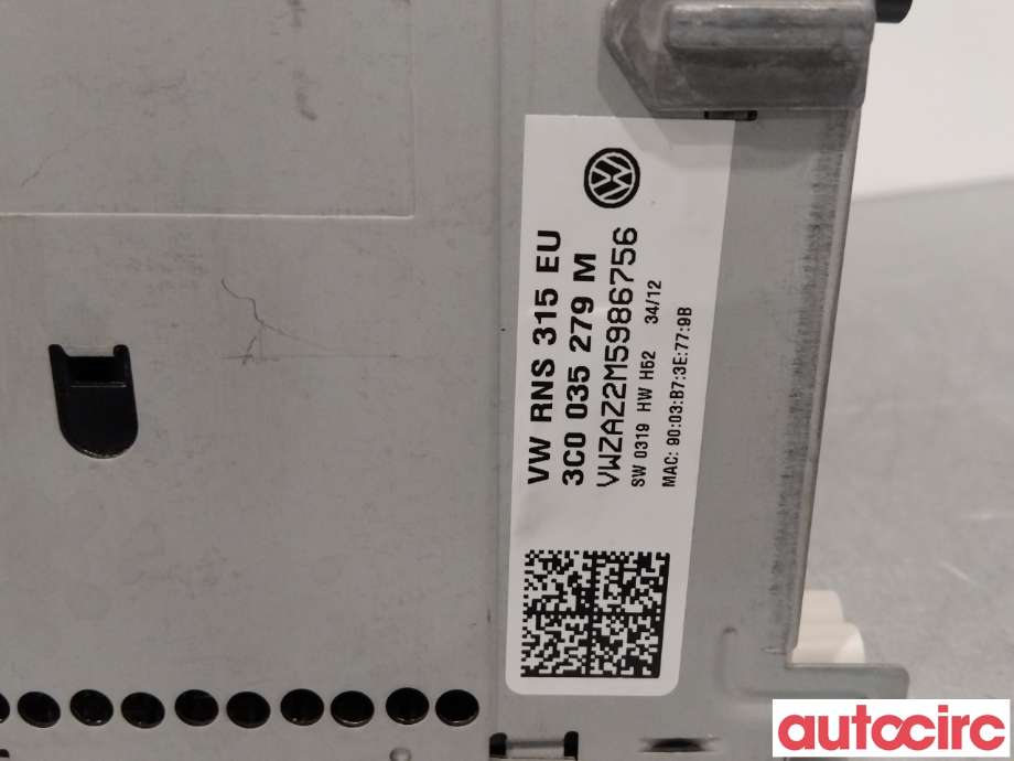 Bilstereo navigasjon til VW Passat 2011-2015 (B7) (B7) (VOLKSWAGEN|3C0035279BX||3C8035279B)