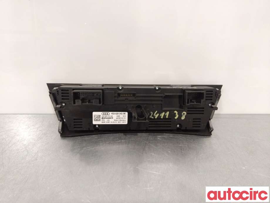 Varmeapparat betjening til Audi A6, Allroad 2012-2014 (Type III, Fase 1) (C7) (C7) (AUDI|4G0820043BB|)