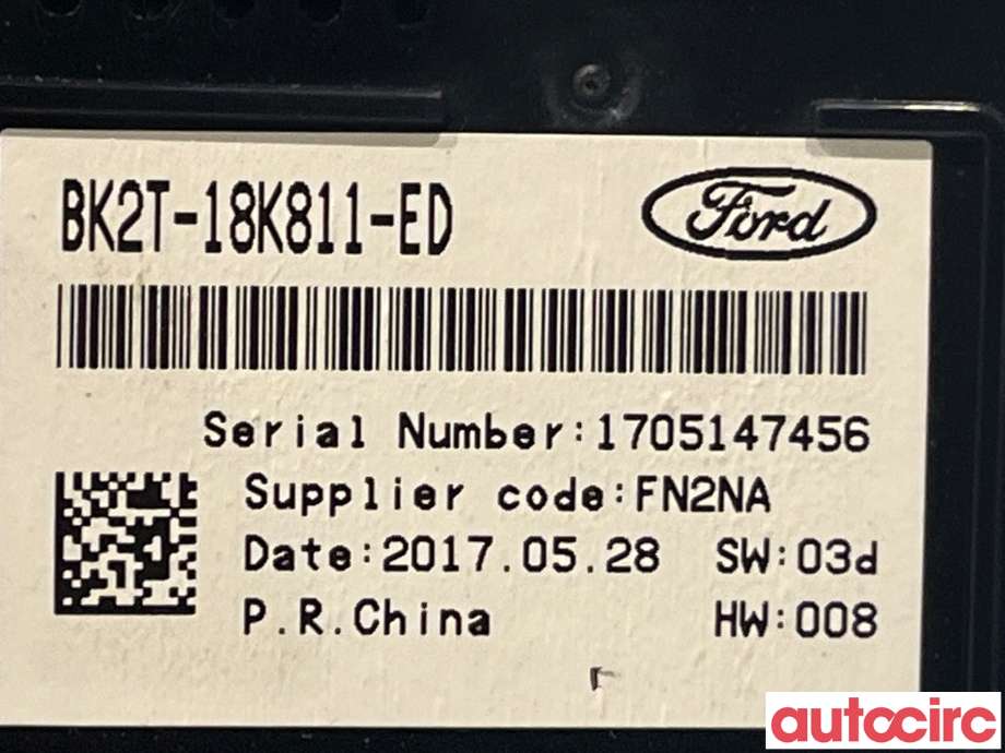 Bryter diverse til Ford Transit Connect 2013-2018 Type II, Fase 1  (FORD|2013323||BK2T-18K811-ED)