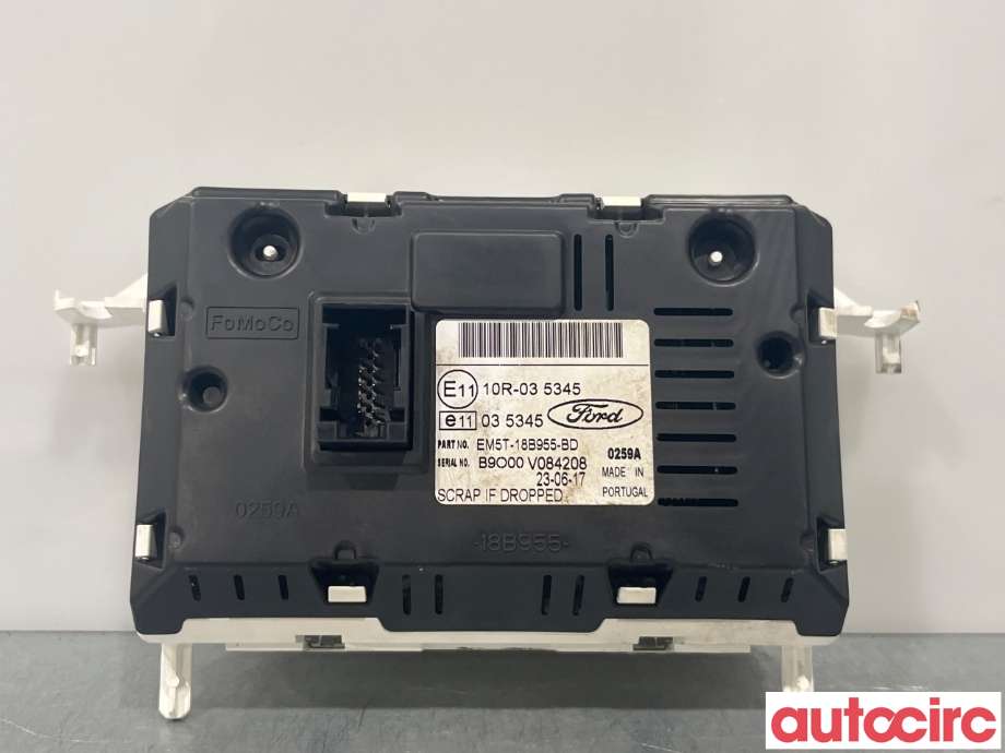 Multimedia display (MCU - Media Controller Unit) til Ford Transit Connect 2013-2018 Type II, Fase 1  (FORD|2014481||EM5T-18B955-BD)