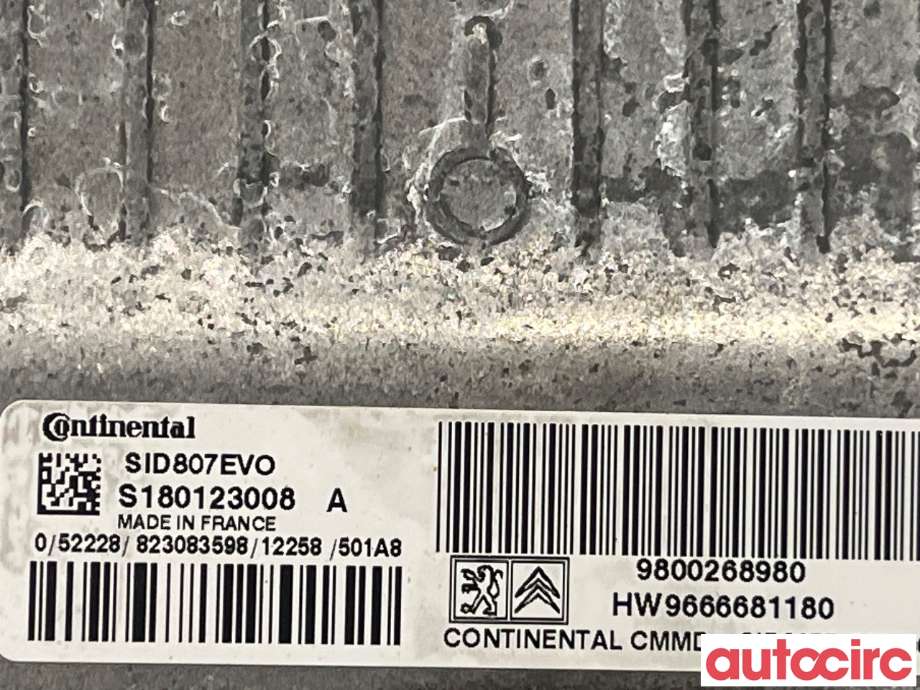 Styreenhet motor til Peugeot 3008 2009-2016 (Type I)  (PEUGEOT|1677634780|S180123008|9666681180)