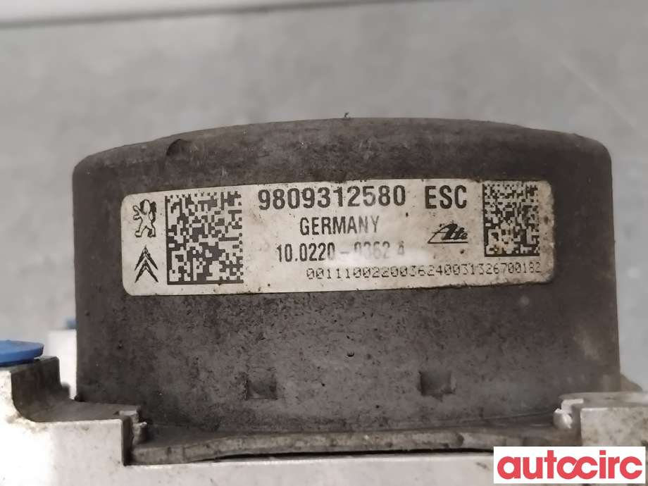 ABS sentral til Peugeot 2008 2013-2019 (Type I)  (PEUGEOT|1680935080|100915-37943|9809312580)