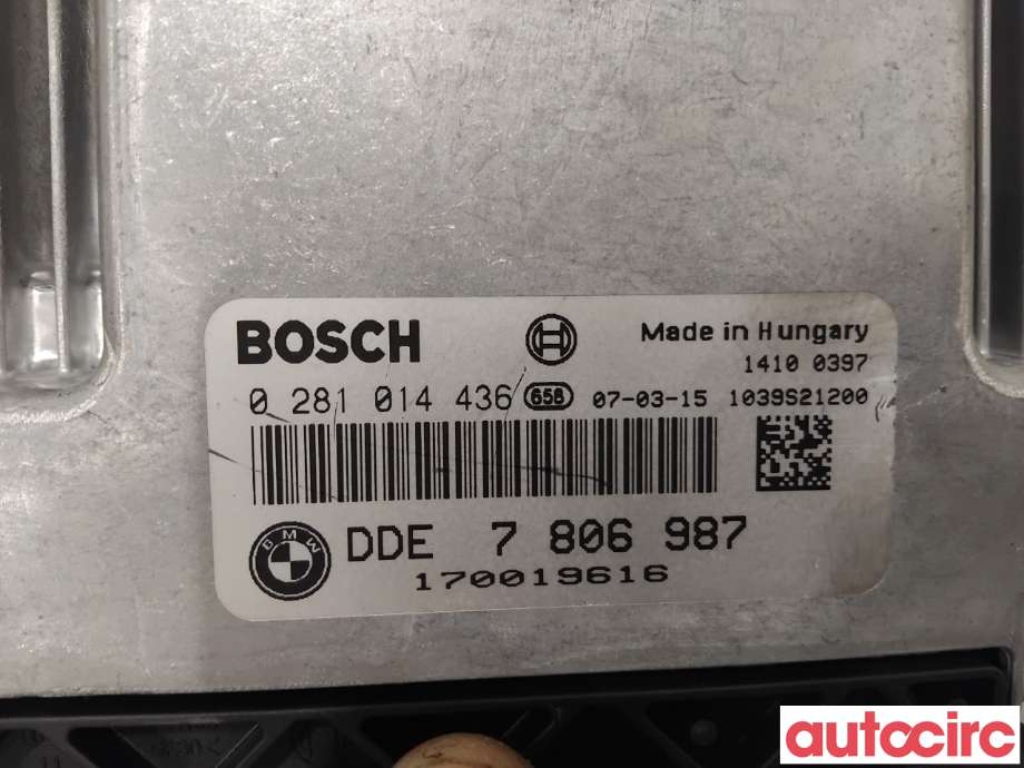 Styreenhet motor til BMW 3-Serie 2005-2011 (E90/E91/E92/E93) (E90/E91/E92/E93) (BMW|13618509034|0281014436|7806987)