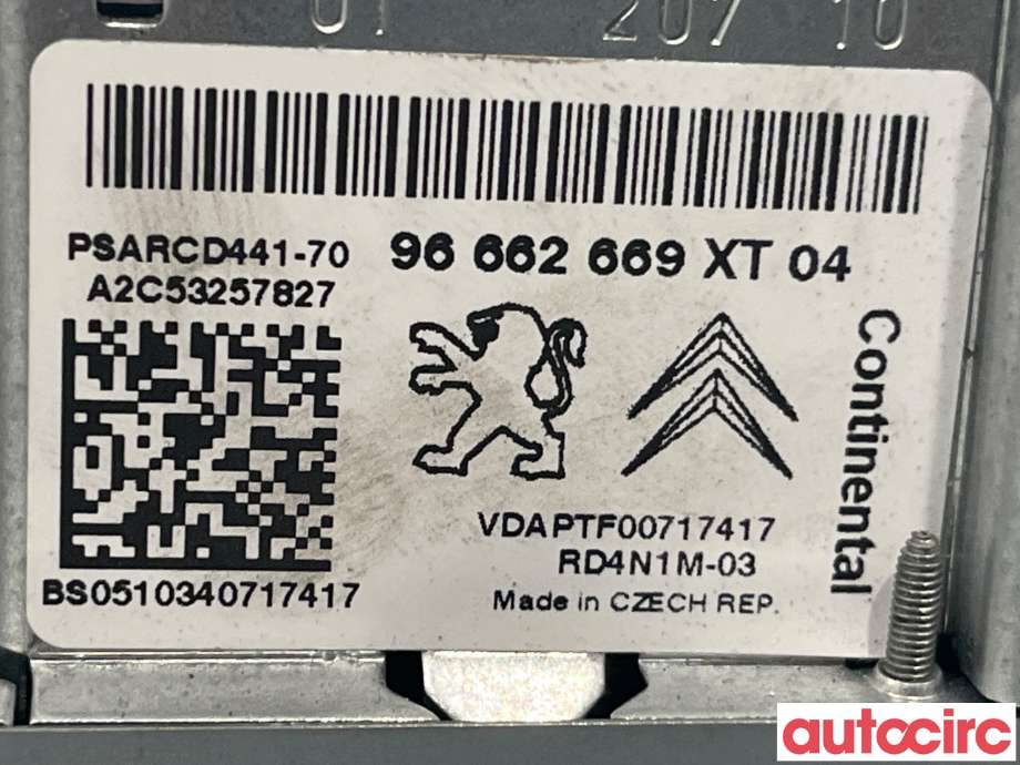 Bilstereo til Citroën C3 2010-2016 (Type II)  (CITROEN|6574PW)