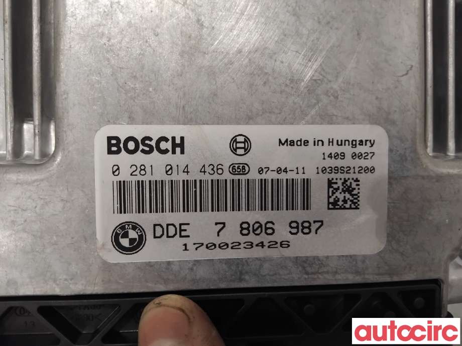 Styreenhet motor til BMW 5-Serie 2003-2010 (E60/E61) (E60/E61) (BMW|13618509034|0281014436|7806987)