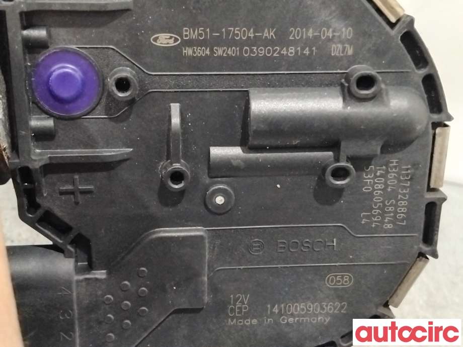 Viskermotor frontrute til Ford Focus 2011-2014 (Type III, Fase 1)  (FORD|2135607||BM51-17504-AK)