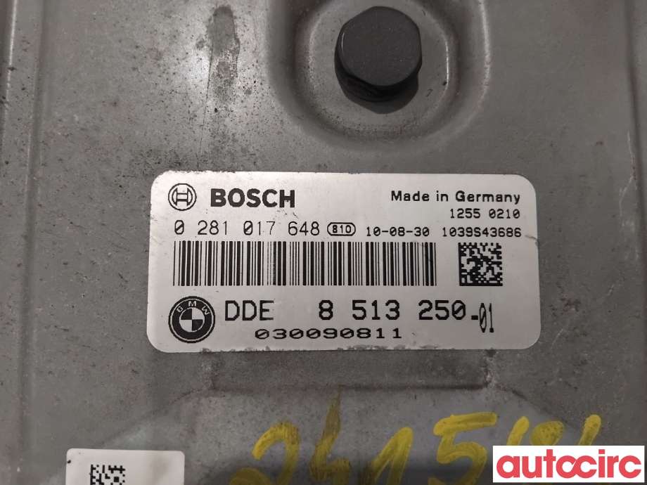 Styreenhet motor til BMW 5-Serie 2010-2017 (F10/F11) (F10/F11) (BMW|13618518891|0281017648|8513250)