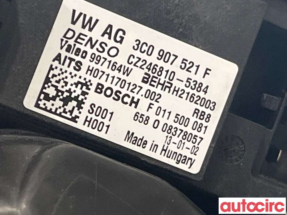 Varmeapparat motor til VW Golf VI 2008-2012  (VOLKSWAGEN|1K1820015L||1K1820021)