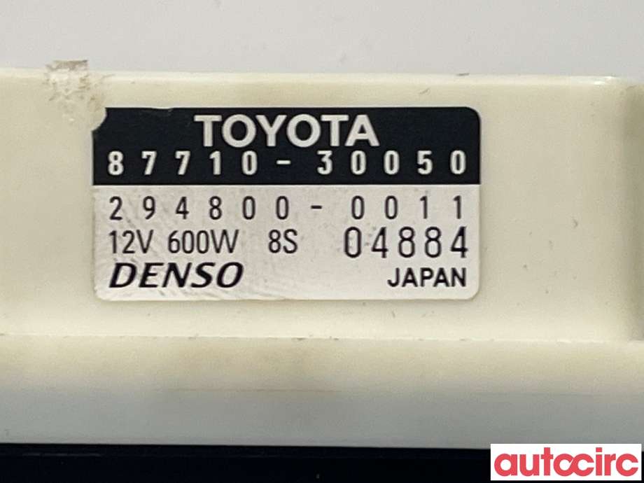 Varmeapparat register til Lexus IS 2013-2020 (Type III) (XE30) (XE30) (LEXUS|8771030050)