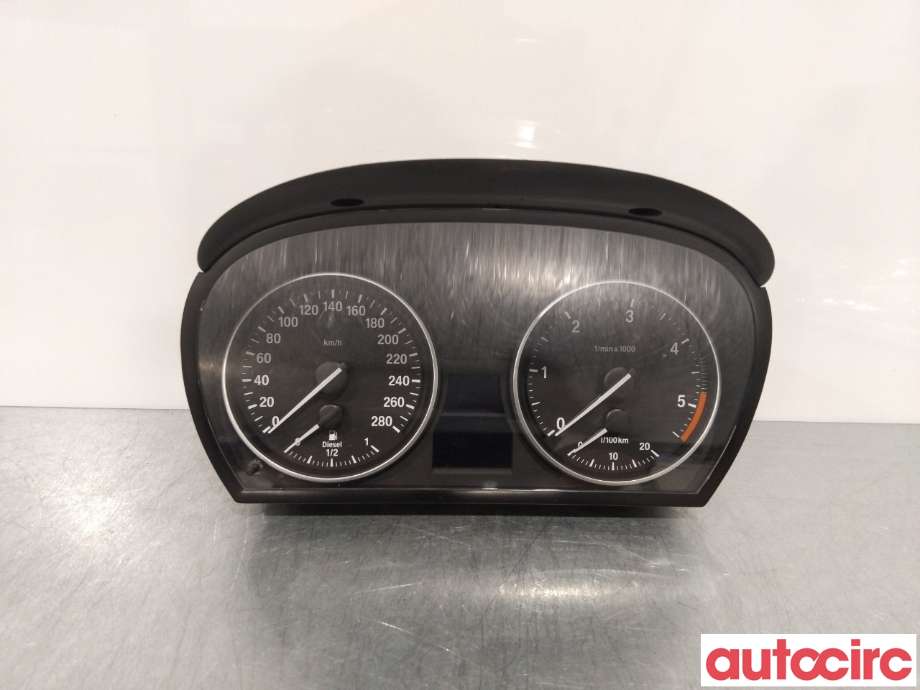 Instrumentpanel til BMW 3-Serie 2005-2011 (E90/E91/E92/E93) (E90/E91/E92/E93) (BMW|65829118721|)