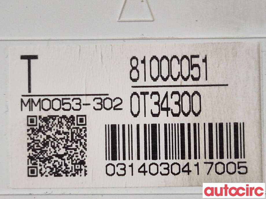 Instrumentpanel til Mitsubishi Lancer 2008-2017  (MITSUBISHI|8100C051|)