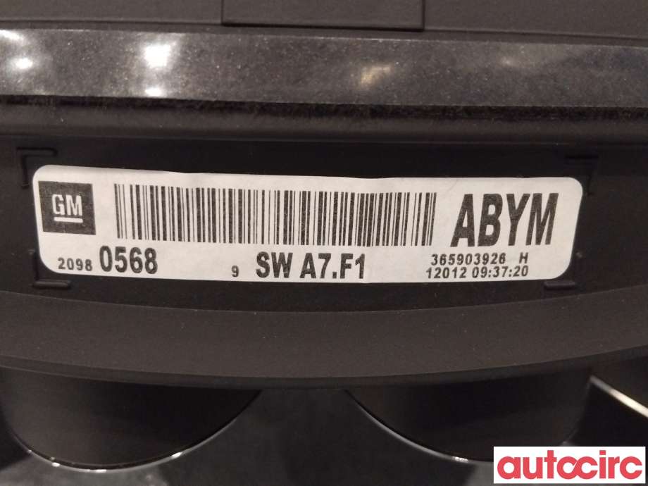 Instrumentpanel til Opel Insignia A 2009-2014  (OPEL|20980568|)