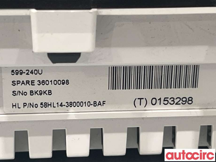 Instrumentpanel til Volvo V40 2012-2019  (VOLVO|36010098|599-240U)