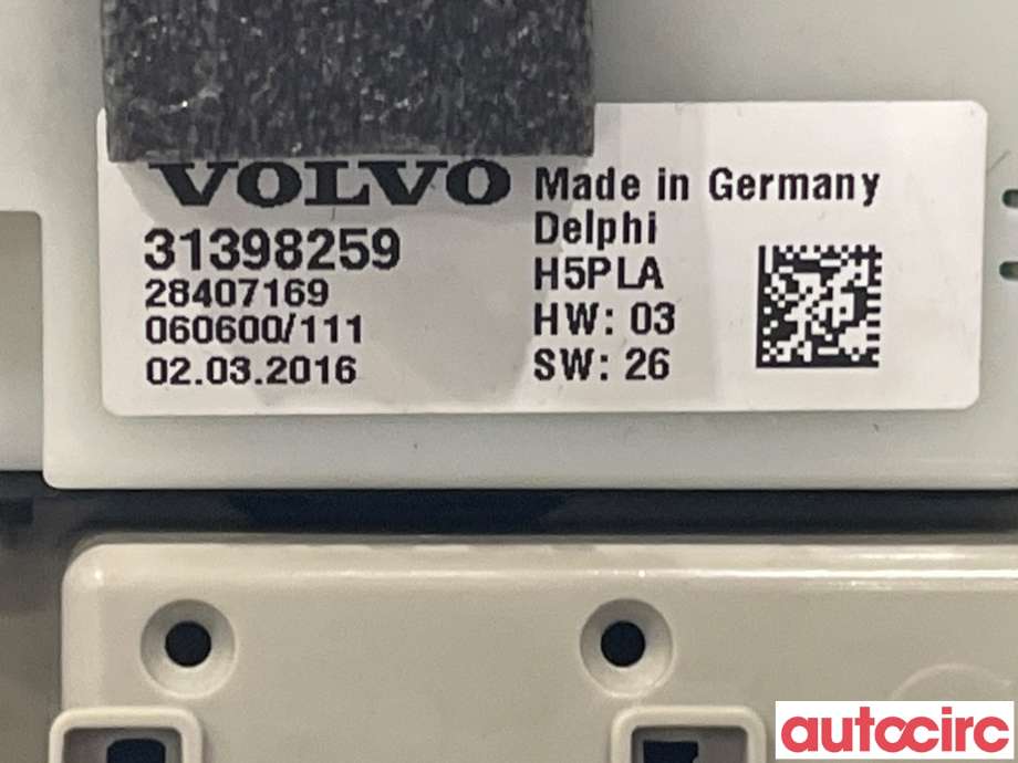 Taklyspanel til Volvo V40 2012-2019  (VOLVO|39828786||31398259)