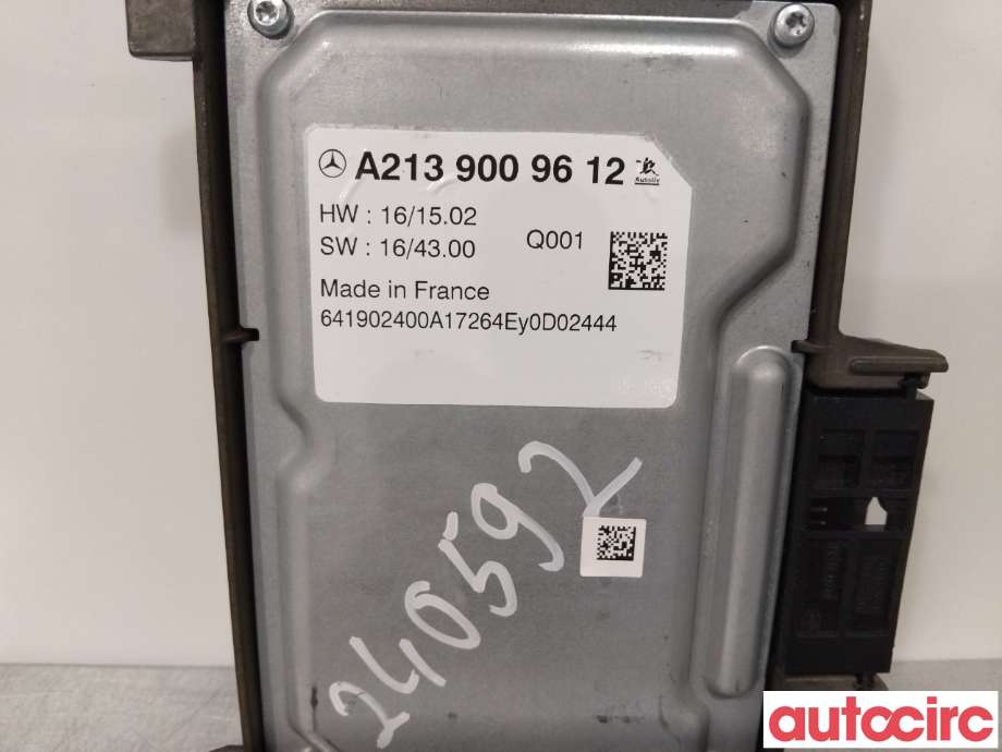 Styreenhet diverse til Mercedes E-Klasse 2016-2023 (W213) (W213) (MERCEDES|A2139009612|)