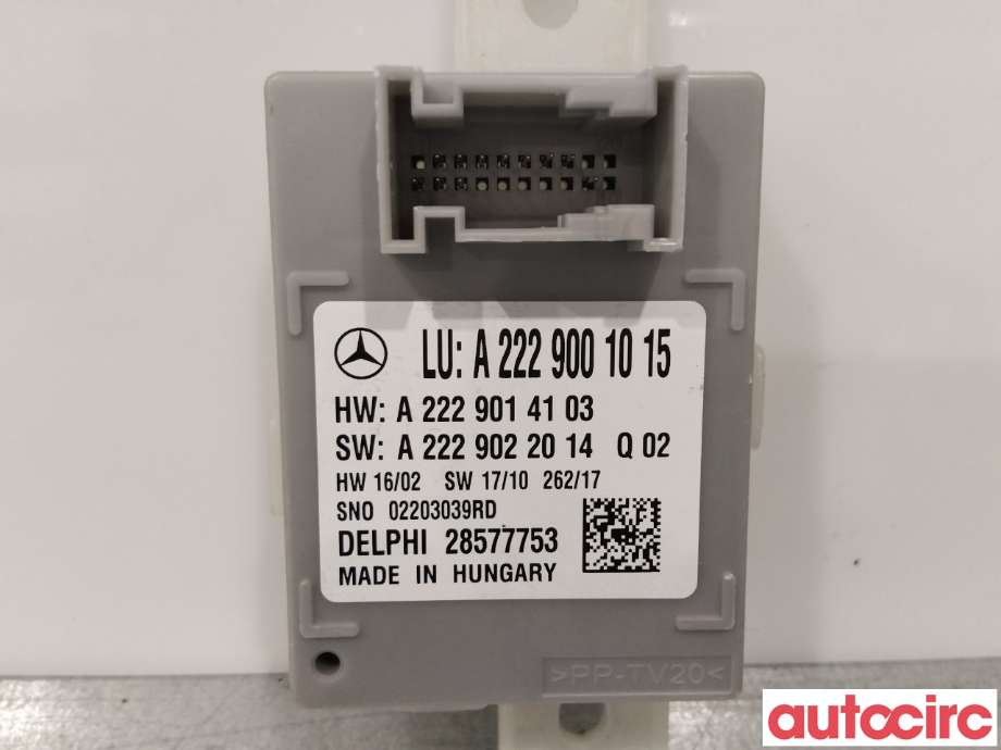 Styreenhet diverse til Mercedes E-Klasse 2016-2023 (W213) (W213) (MERCEDES|A2229001015|)