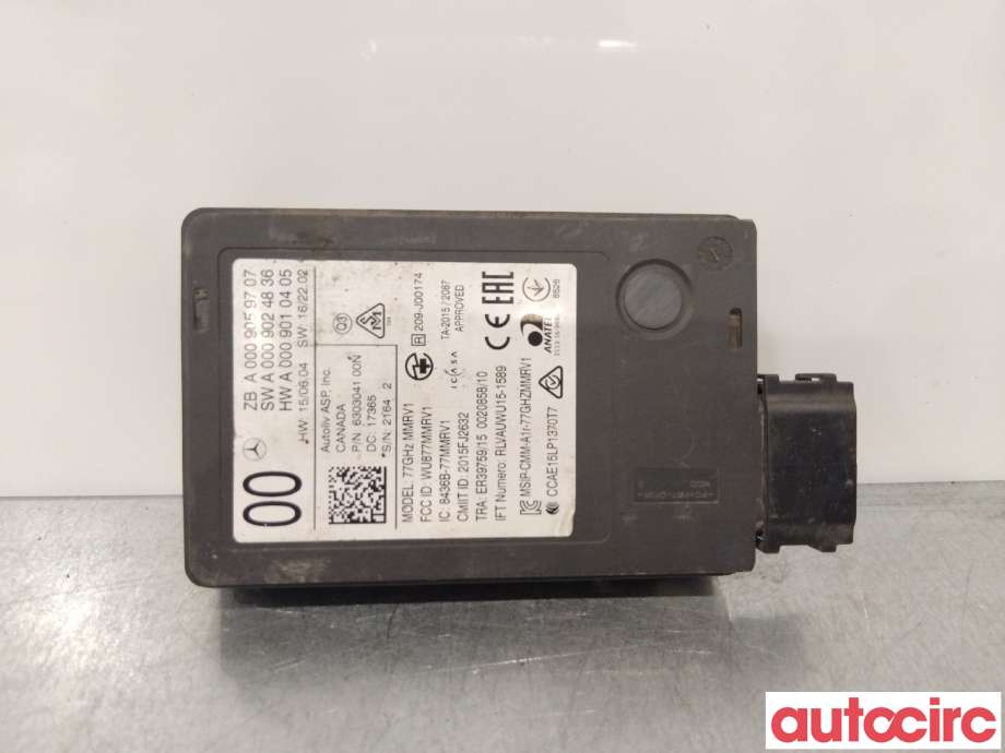Sensor radar til Mercedes E-Klasse 2016-2023 (W213) (W213) (MERCEDES|A0009059707|)