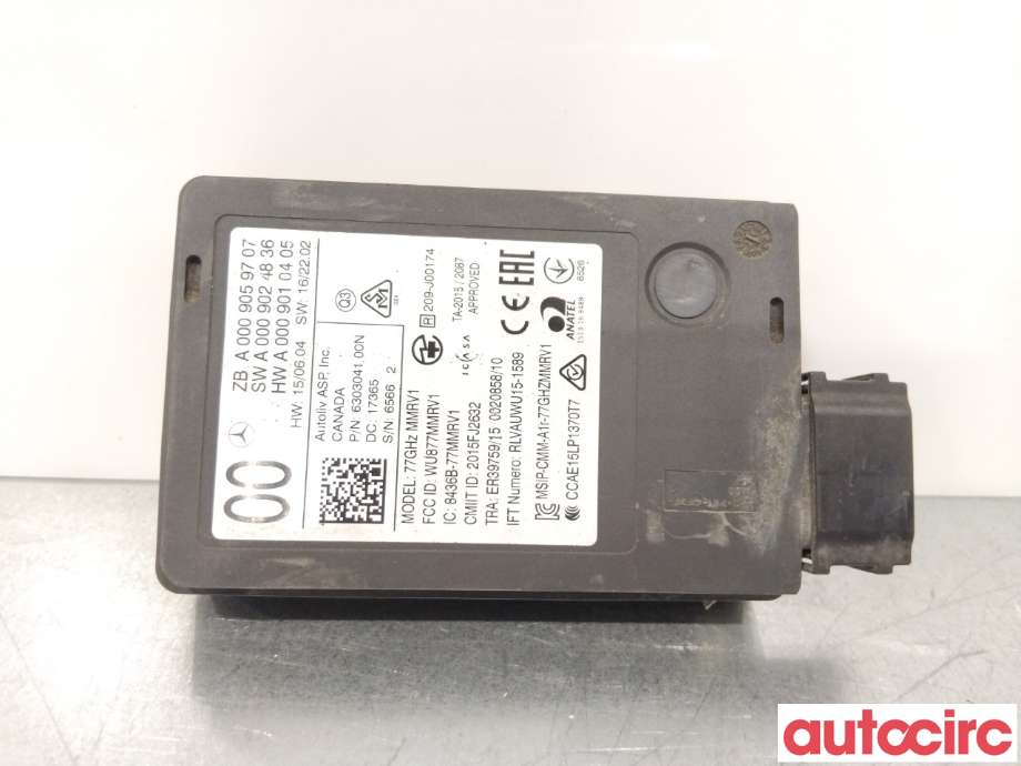 Sensor radar til Mercedes E-Klasse 2016-2023 (W213) (W213) (MERCEDES|A0009059707|)