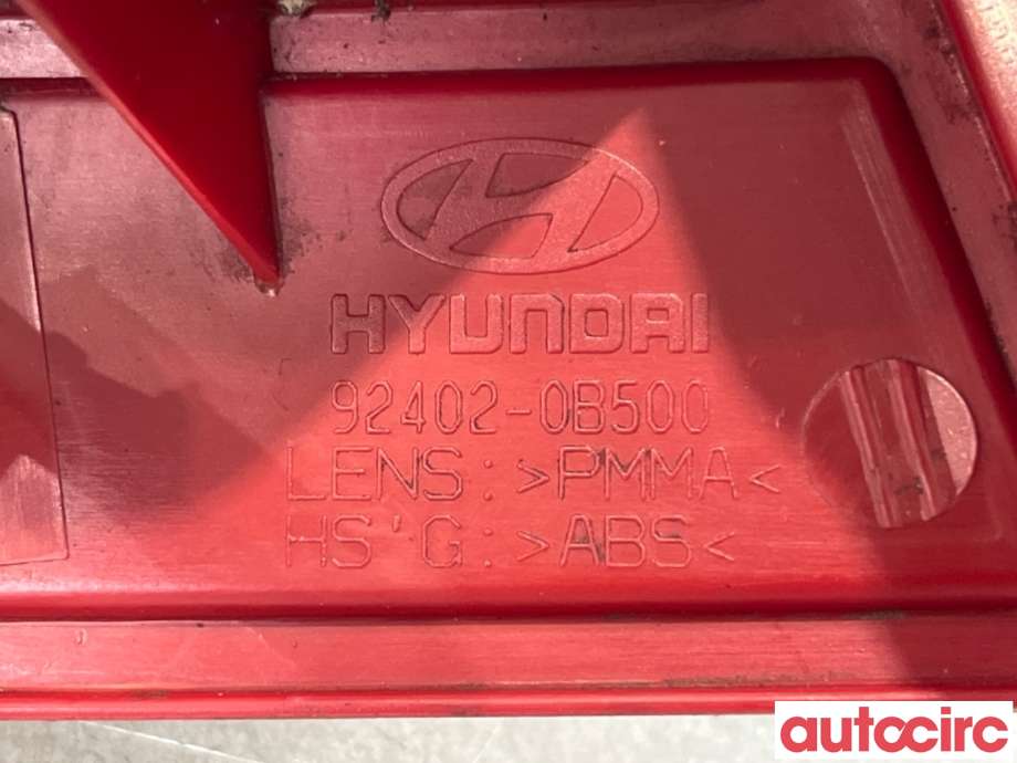 Baklykt høyre til Hyundai Getz 2002-2009  (HYUNDAI|924020B501||92402-0B500)