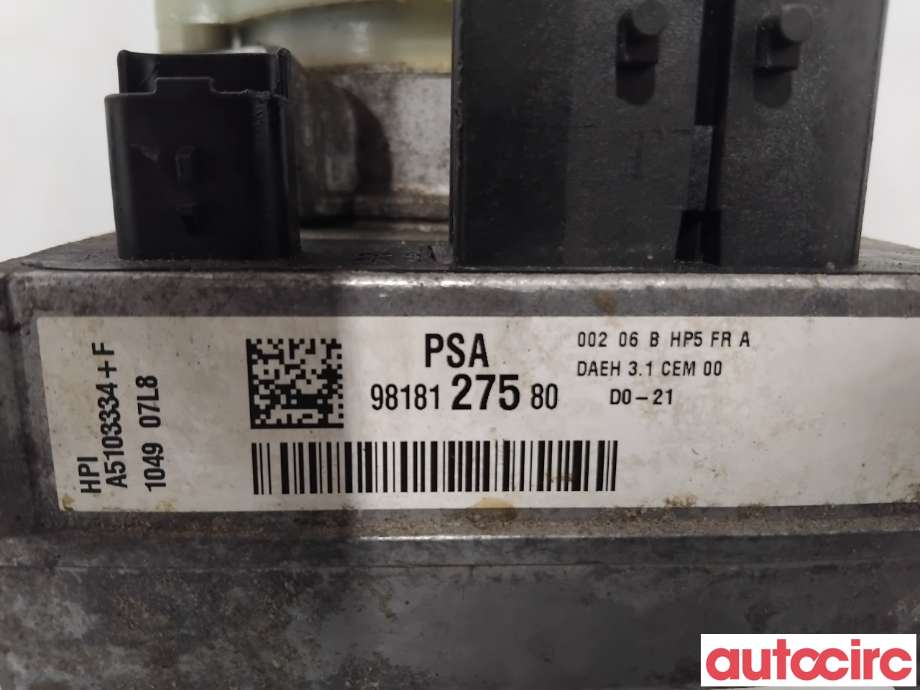 Servo pumpe elektrisk til Peugeot Expert 2016-->> (Type III)  (PEUGEOT|1617410580|A5103334F|9818127580)