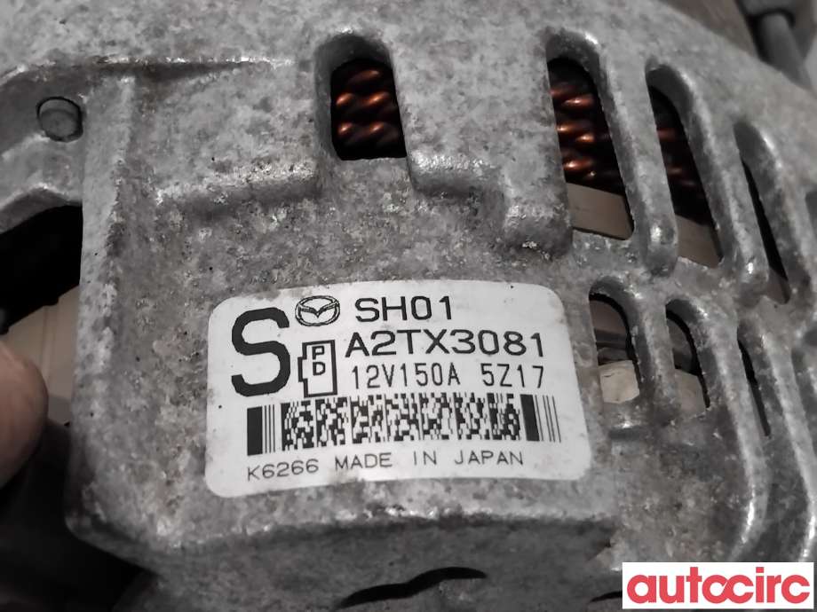 Dynamo til Mazda CX-5 2012-2017 (Type I)  (MAZDA|SH01-18-300A|A2TX3081|SH01)