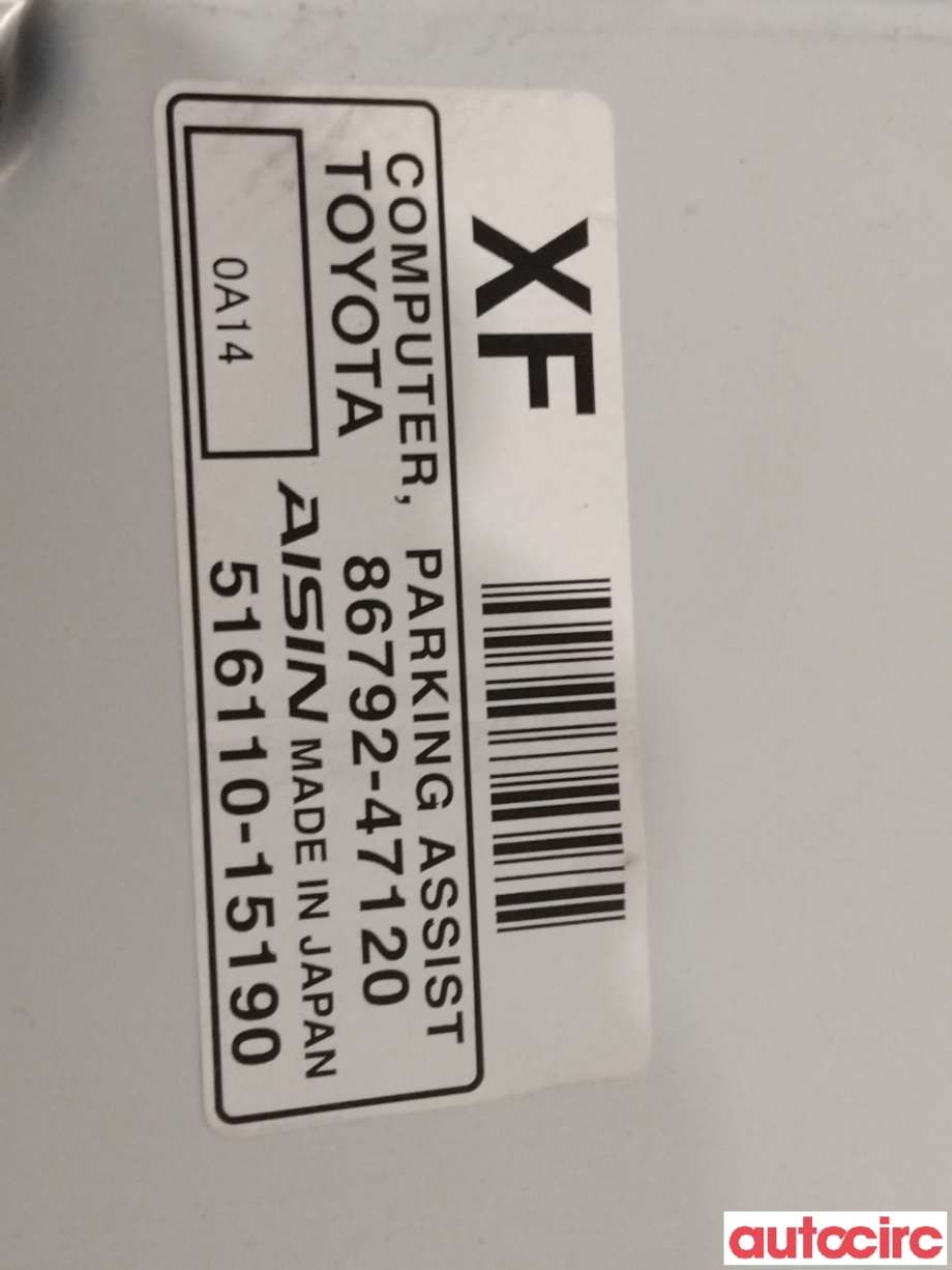 Styreenhet parkering til Toyota Prius 2009-2016 (Type III) (COMBI) (COMBI) (TOYOTA|8679247120|)