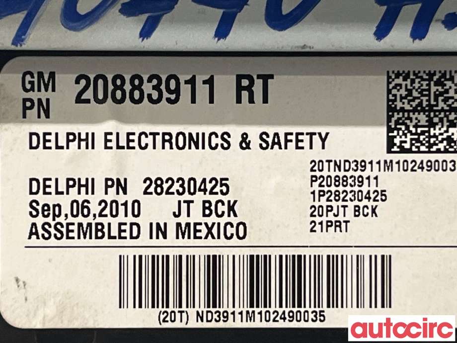 Diverse deler til Saab 9-5 2010-2011 (Type II)  (SAAB|13319921)