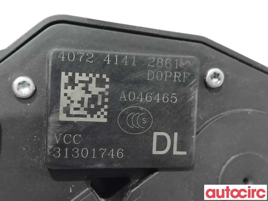 Låsekasse høyre bak til Volvo S60 2010-2014 (Type II, Fase 1)  (VOLVO|31349867||31301746)