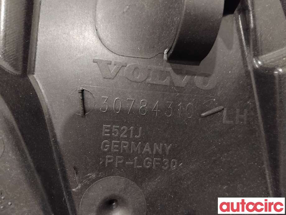 Ruteheis til Volvo S60 2010-2014 (Type II, Fase 1)  (VOLVO|31440785||30784310)