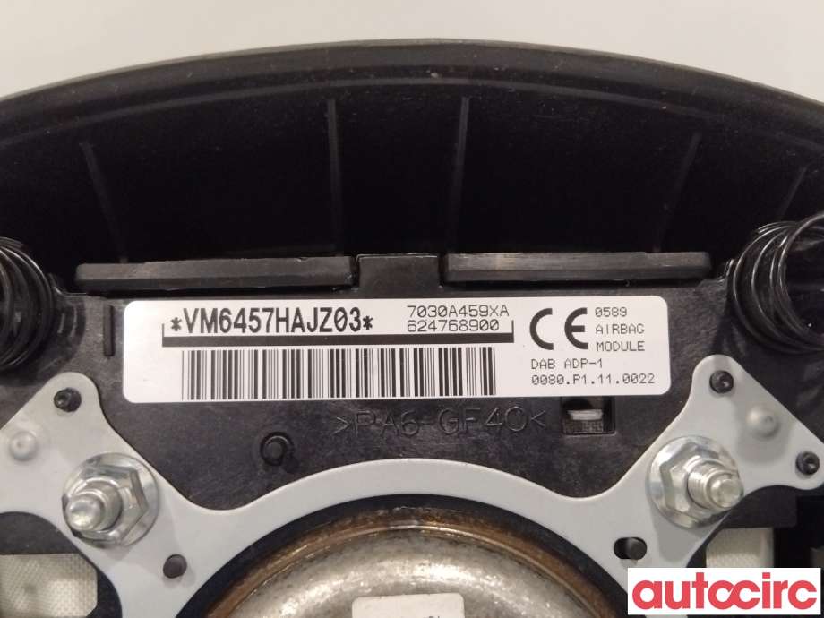 Airbag rattpute til Mitsubishi Outlander 2012-2015 (Type III, Fase 1)  (MITSUBISHI|7030A459XA|)