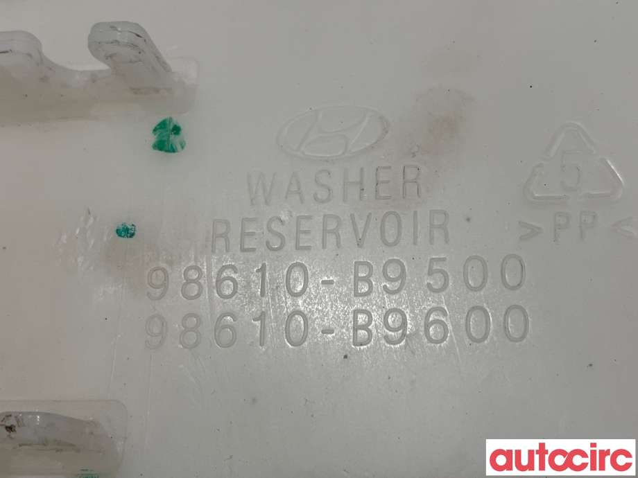 Spylertank til Hyundai i10 2008-2013 (Type I)  (HYUNDAI|98620B9600)