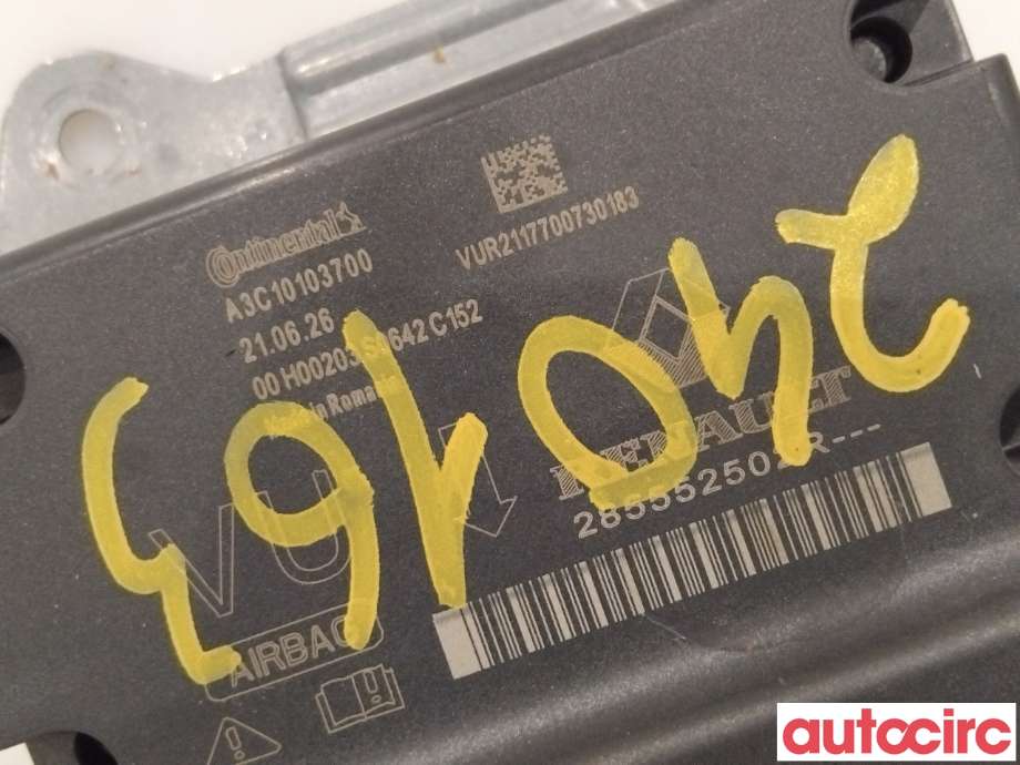 Airbag elektronikk til Renault Zoe 2013-2019 (Fase 1)  (RENAULT|285552502R|)