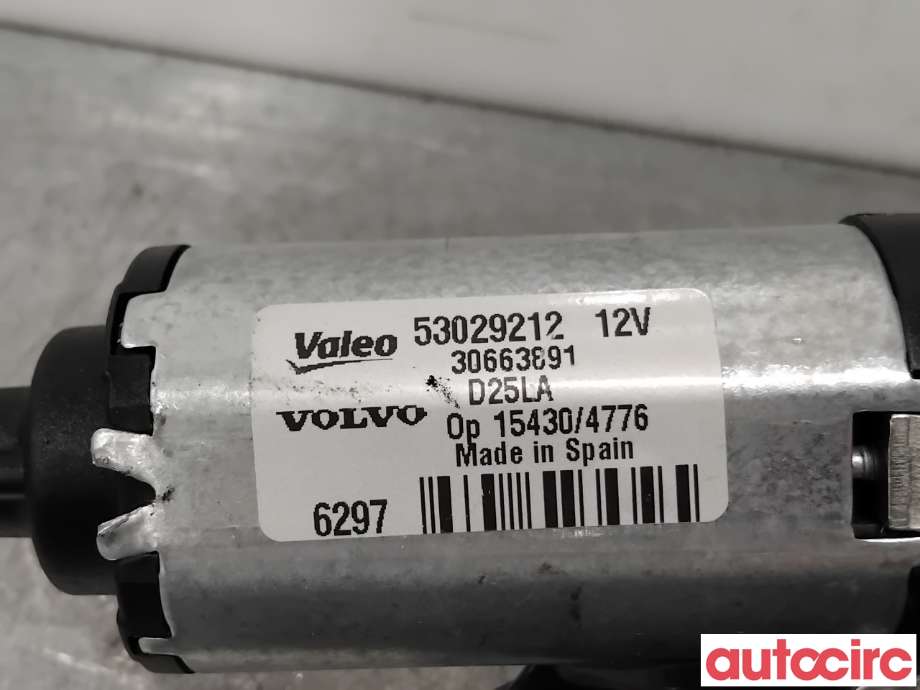 Viskermotor bakrute til Volvo XC70 2008-2013 (Type II, Fase 1)  (VOLVO|31290787|53029212|30663891)